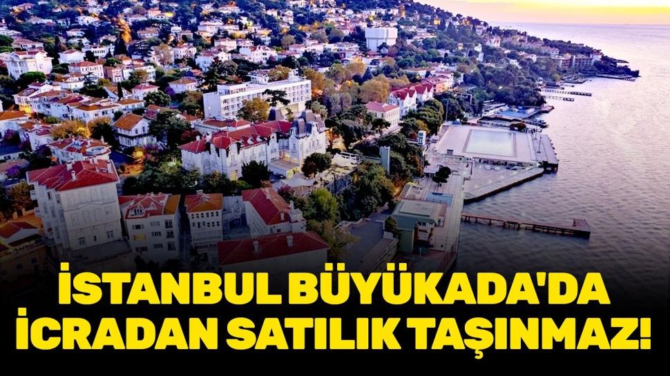 İstanbul Büyükada'da icradan satılık taşınmaz!