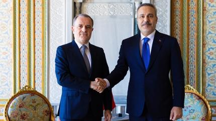 Bakan Fidan, Azerbaycan D��i�leri Bakan� Bayramov ile �stanbul'da g�r��t�