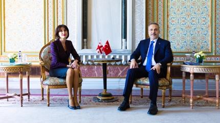 Bakan Fidan, G�rcistan Ba�bakan Yard�mc�s� ve D��i�leri Bakan� Botchorishvili ile �stanbul'da g�r��t�