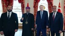 Ba�kan Erdo�an, T�rkiye Ermenileri Patri�i Ma�alyan'� kabul etti