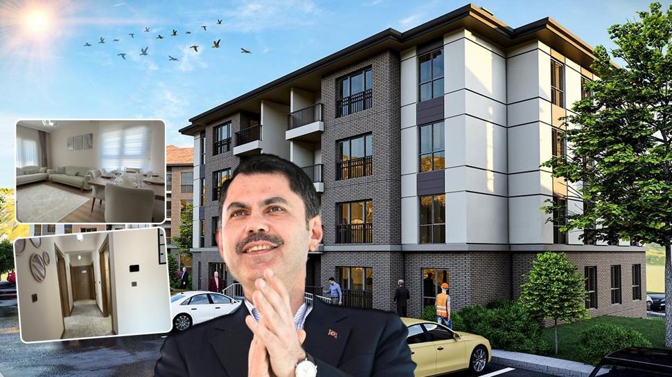 TOKİ'den 64 ilde dev hamle! Bakan Kurum örnek daireyi paylaş