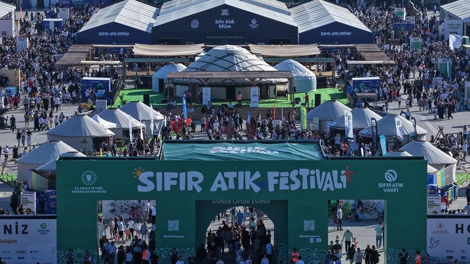Bir milyondan fazla ziyaretçi, Sıfır Atık Festivali'nde sürd