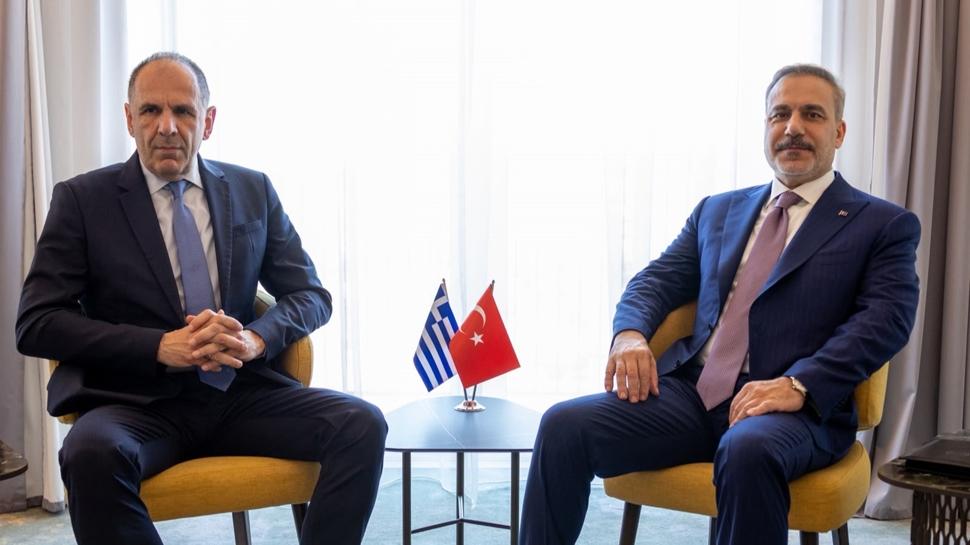 Bakan Fidan, Yunanistan Dışişleri Bakanı Yerapetritis ile gö