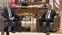 Cumhurba�kan� Erh�rman, Bakan �ift�i'yi kabul etti