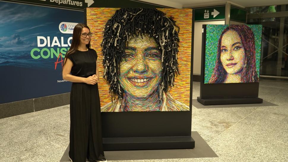 Sanat�� Deniz Sa�d��, �0 Nokta: K�talararas� S�rd�r�lebilirlik ve Geri D�n���m Sergisi� ile Milano'da