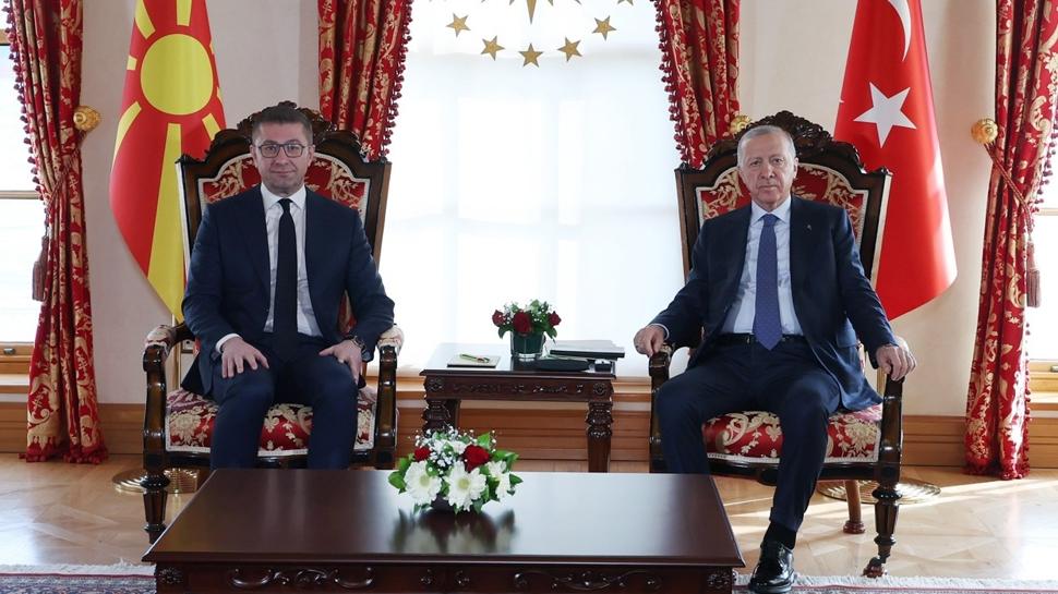 Başkan Erdoğan, Mickoski'yi kabul etti