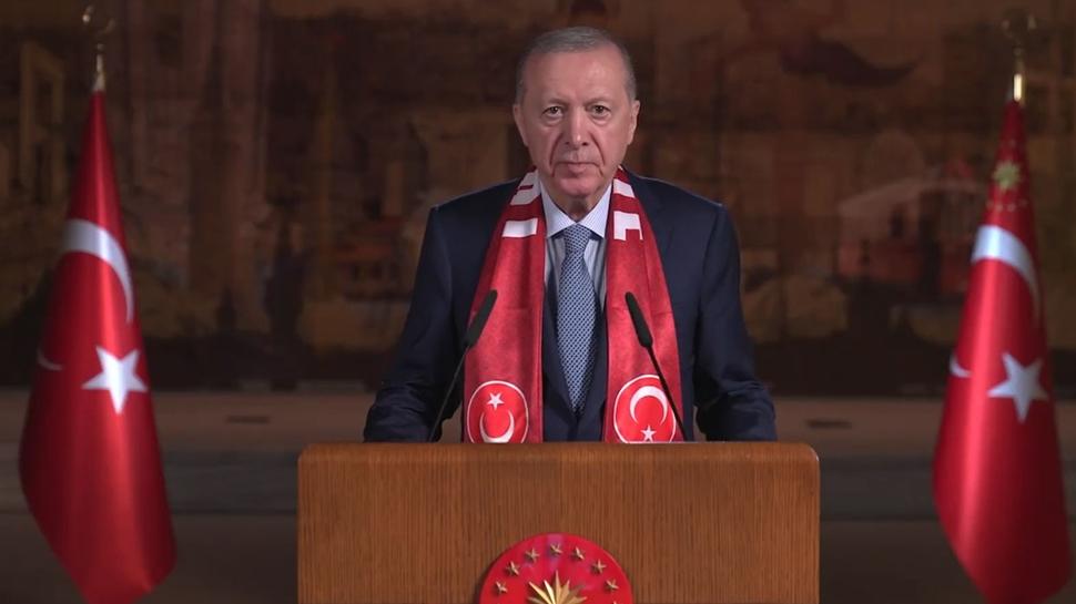 Başkan Erdoğan'dan Milli Takıma destek mesajı: Şimdi yeni bir destan yazma zamanı
