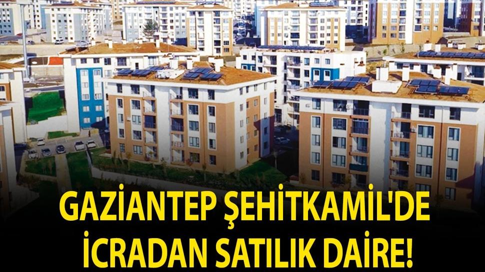Gaziantep Şehitkamil'de icradan satılık daire!