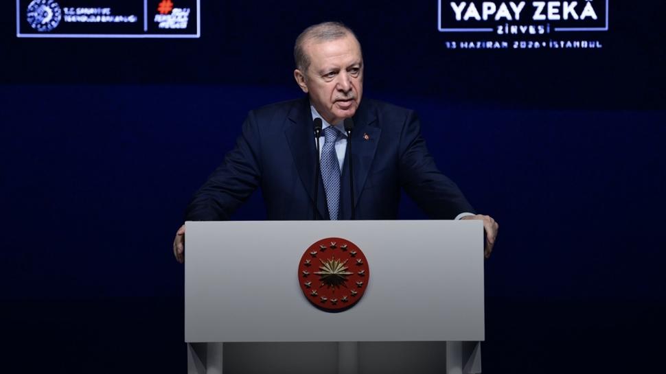 Başkan Erdoğan'dan yapay zeka vurgusu! Büyük Türkiye'yi dijitalde de inşa edeceğiz