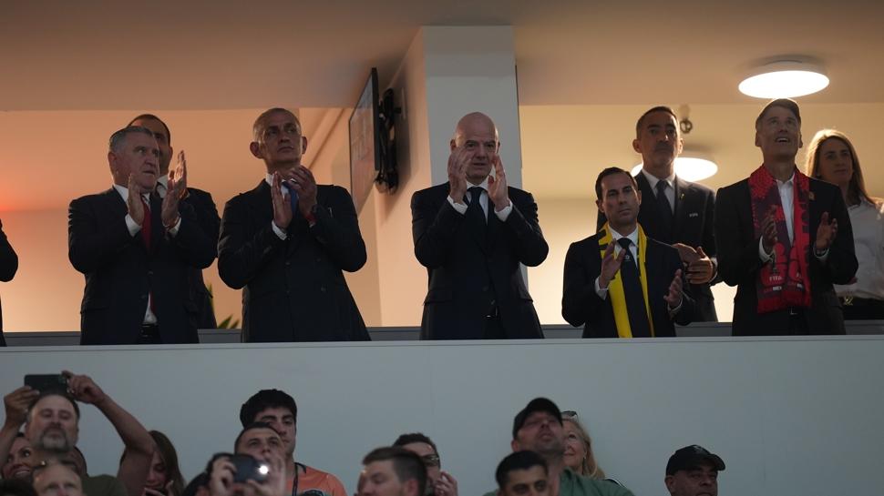FIFA Başkanı Infantino, Türkiye-Avustralya maçında