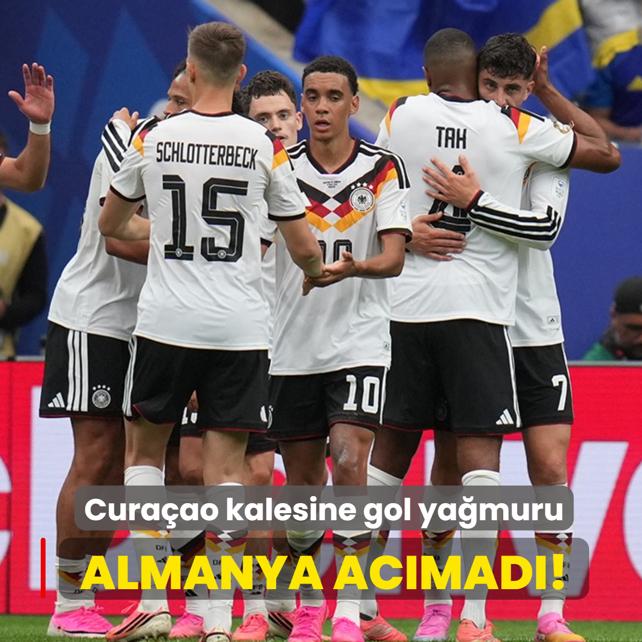 Almanya ac�mad�! Cura�ao kalesine gol ya�muru
