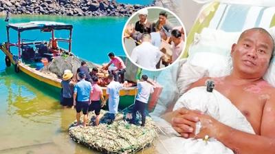A��k denizde 7 g�nl�k ya�am sava��! 80 tane yengeci �i� yedi