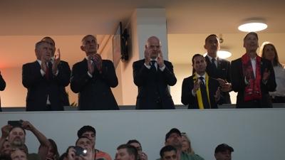 FIFA Başkanı Infantino, Türkiye-Avustralya maçında