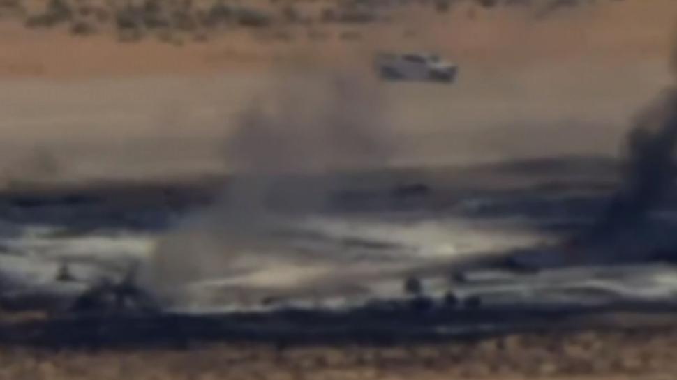 ABD'nin stratejik bombardıman uçağı düştü