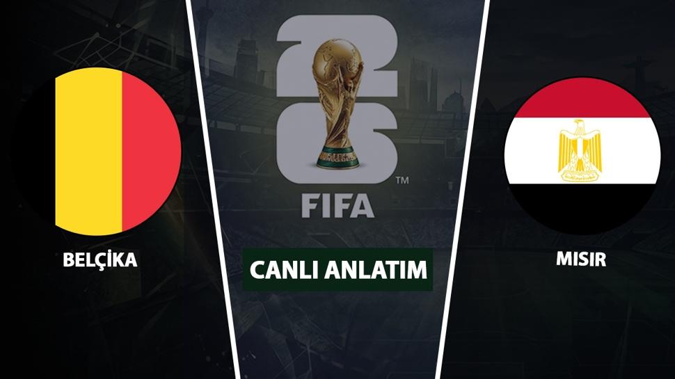 CANLI: Belçika - Mısır