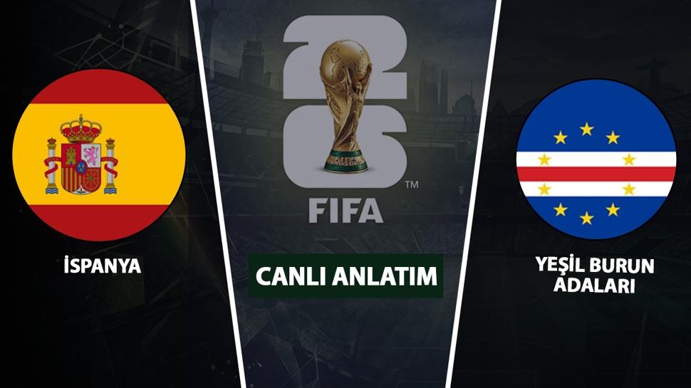 CANLI: İspanya - Yeşil Burun Adaları