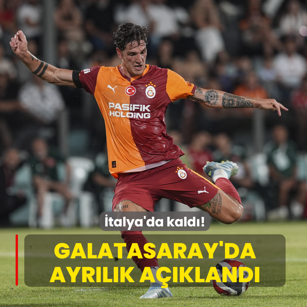 Galatasaray'da ayr�l�k a��kland�! �talya'da kald�