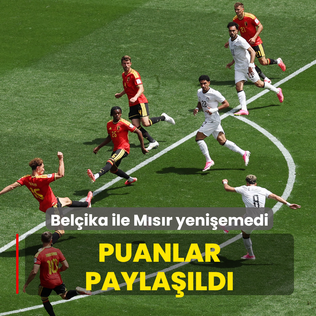 Bel�ika ile M�s�r yeni�emedi! Puanlar payla��ld�