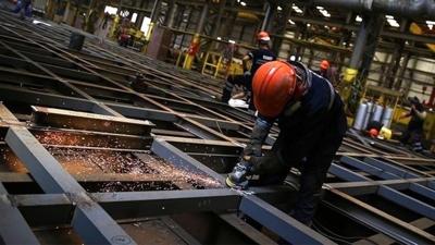 Sanayi �retim endeksinde son 8 ay�n en y�ksek art���