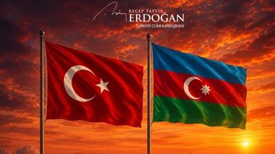 'Tek y�rek ta��yan evlatlar�z!' Ba�kan Erdo�an'dan Azerbaycan'a tebrik mesaj�