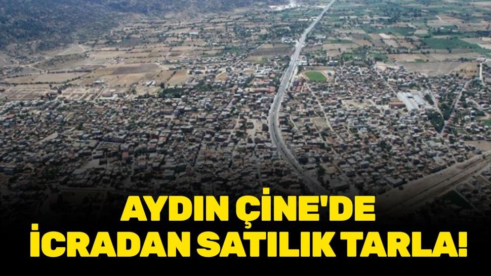 Aydın Çine'de icradan satılık tarla!