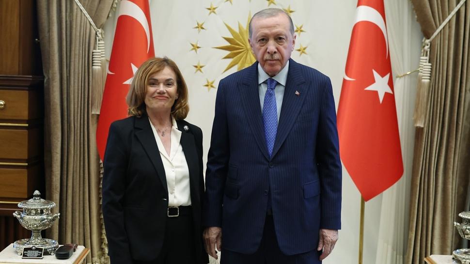 Başkan Erdoğan, Huertas'i kabul etti