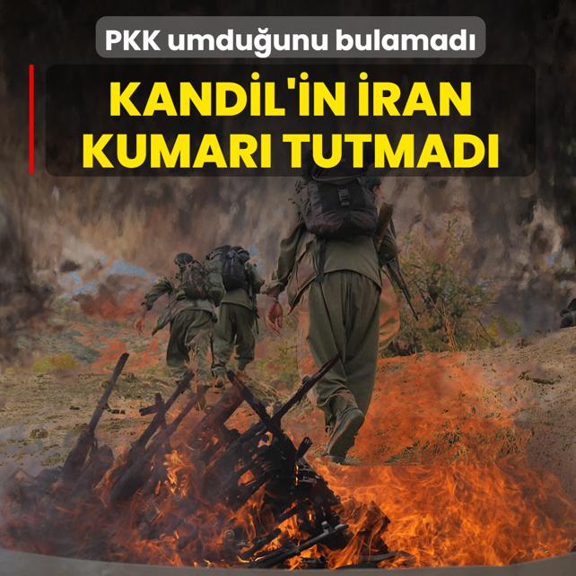 Kandil'in �ran kumar� tutmad�! PKK silah b�rakmaya b�t�n�yle ikna oldu