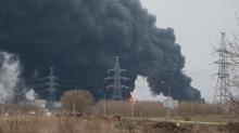 Ukrayna, Rusya'n�n petrol rafinerisini vurdu