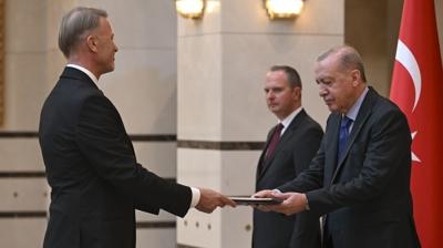 Ba�kan Erdo�an g�ven mektuplar�n� kabul etti
