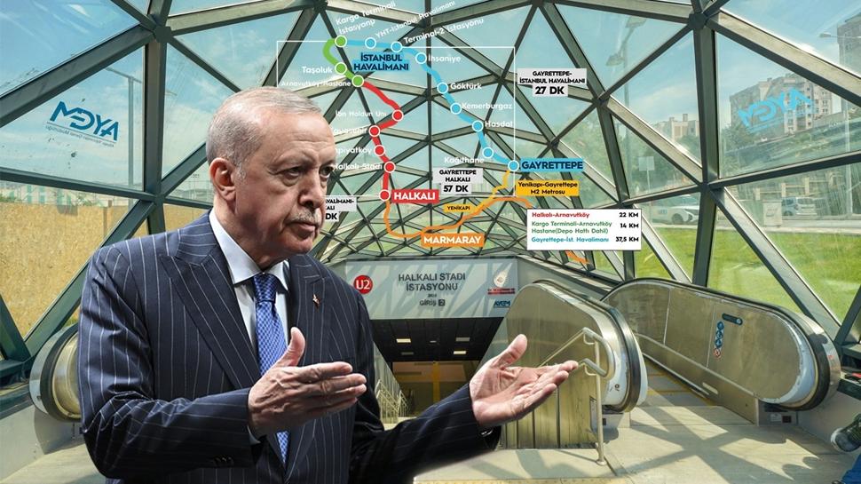 İstanbul ulaşımına yeni bir mühür vuruluyor! Başkan Erdoğan yarın açılışını yapacak