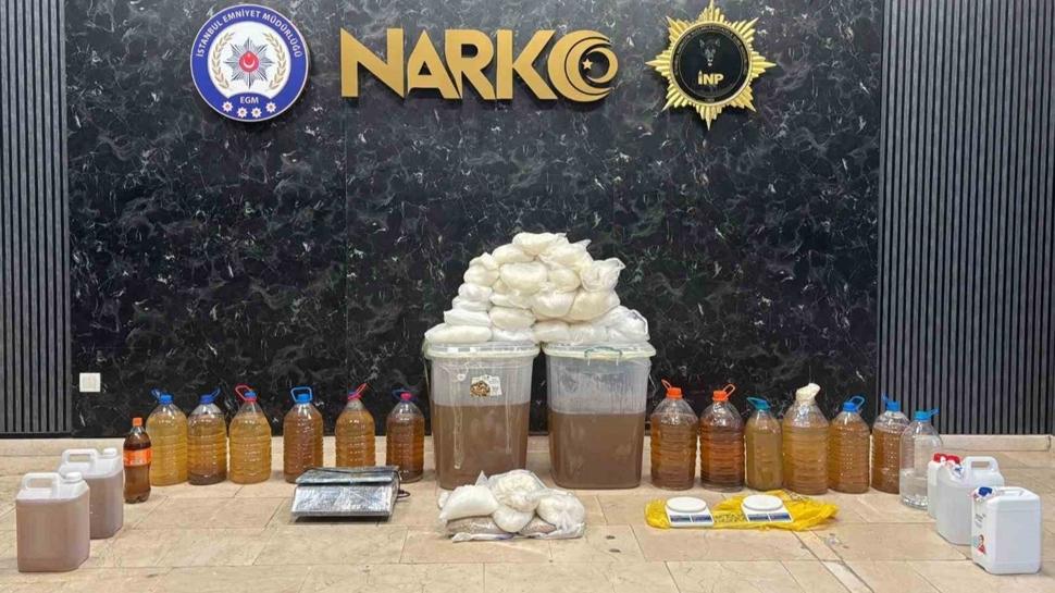 İstanbul'da zehir baskını! 187 kilo uyuşturucu ele geçirildi