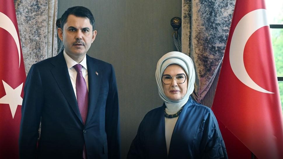 Sıfır Atık seferberliğinde yeni dönem! Emine Erdoğan Bakan Kurum ile görüştü