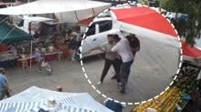 Zab�ta memuruna kasal� ve b��akl� sald�r�! Ba��ndan yaralad�