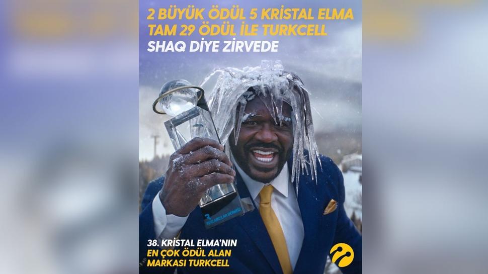 Turkcell'e Kristal Elma'dan toplam 29 ödül