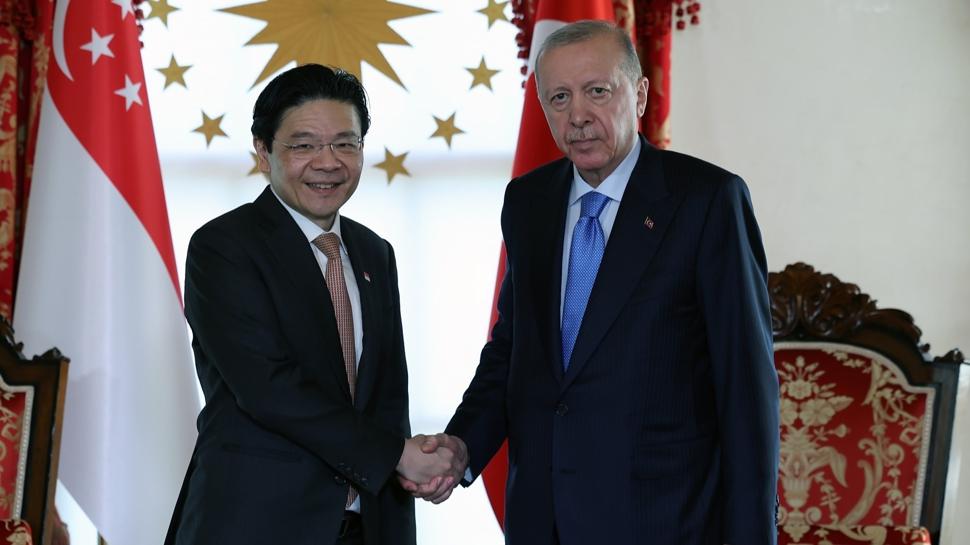 Başkan Erdoğan, Singapur Başbakanı Wong'u kabul etti