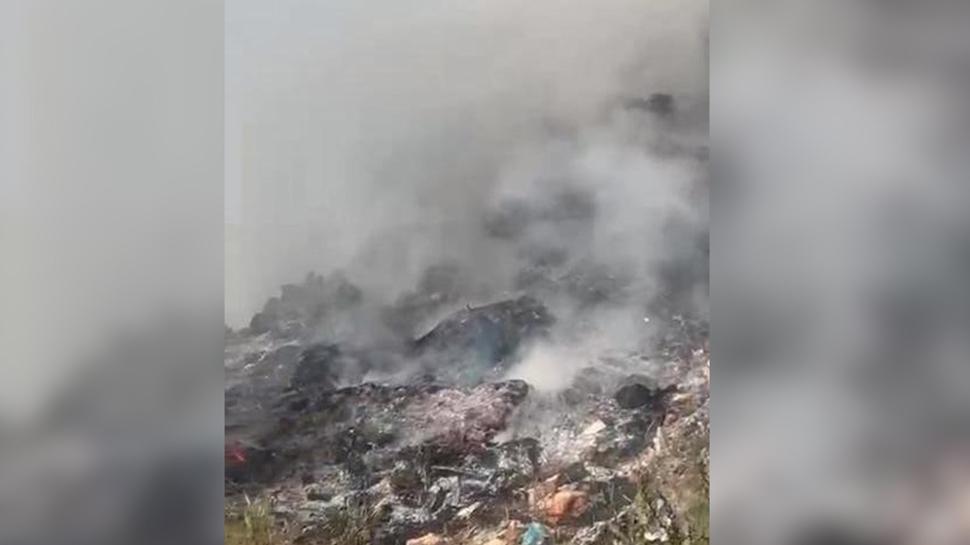 Çöp döküm alanındaki yangın ormana sıçradı
