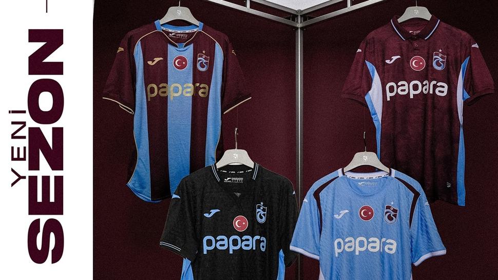 Trabzonspor, yeni sezon formalarını tanıttı! Napoli detayı...