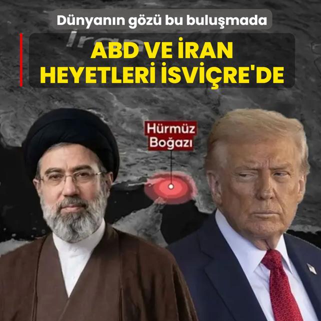 D�nyan�n g�z� bu bulu�mada! ABD ve �ran heyetleri �svi�re'de