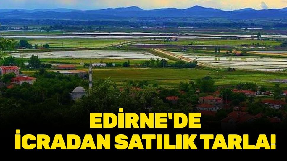 Edirne İpsala Kapucu Mahallesi'nde icradan satılık tarla!