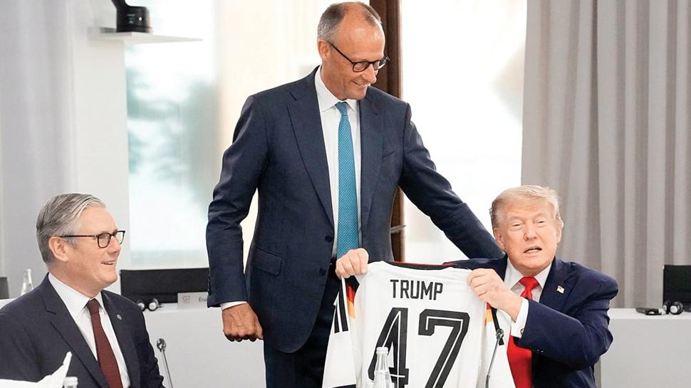 Merz'den Trump'a sahte forma!