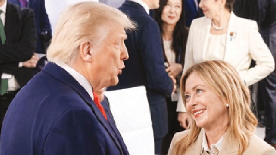 Trump ile Meloni'nin foto�raf tart��mas� s�r�yor! Kavgada ikinci perde