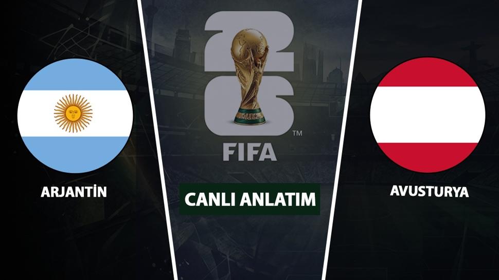 CANLI: Arjantin - Avusturya