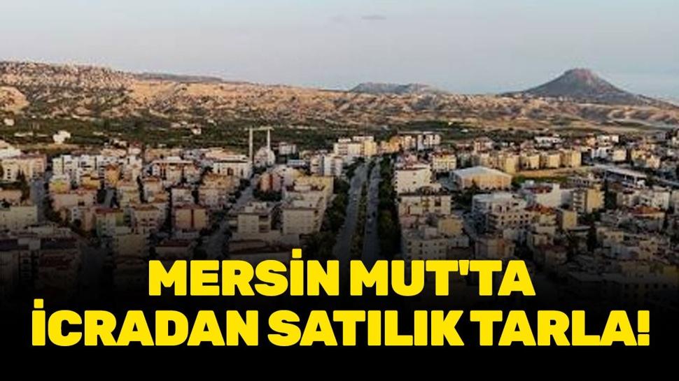 Mersin Mut'ta icradan satılık tarla!