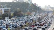 �stanbul'da haftan�n ilk i� g�n�nde trafik yo�unlu�u