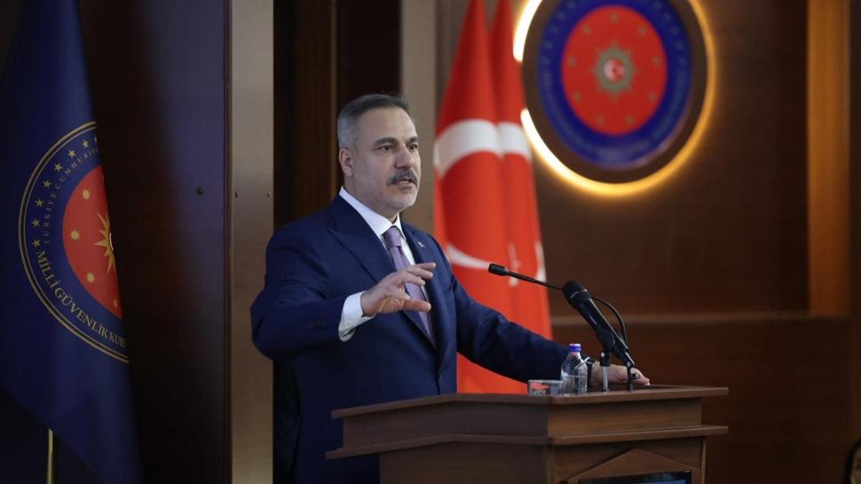 Bakan Fidan, MGK Genel Sekreterliğinde hitapta bulundu
