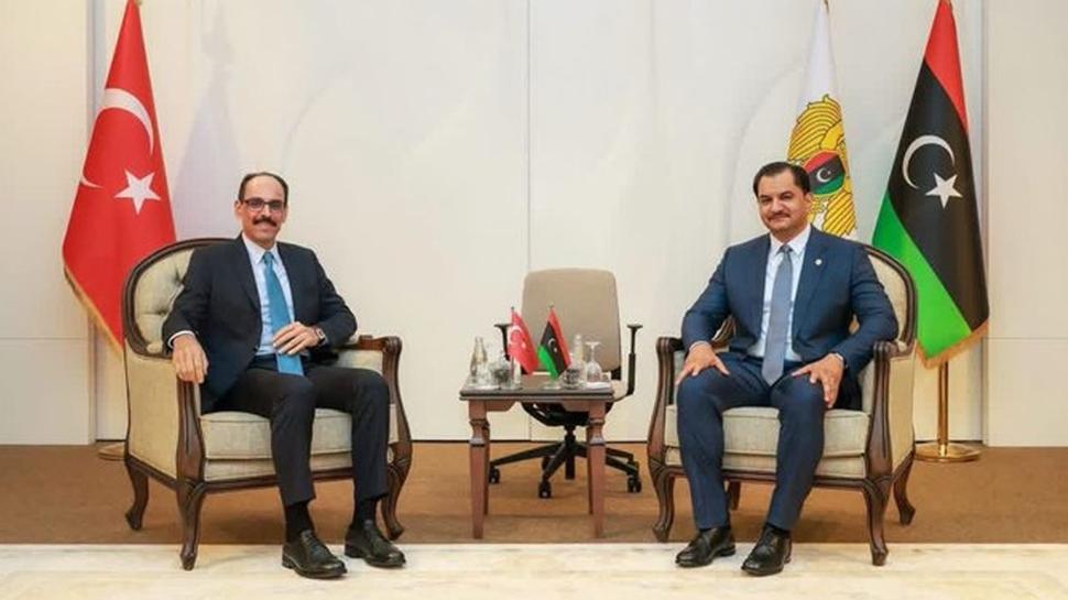 MİT Başkanı Kalın, Libya Ulusal Ordusu Genel Komutan Yardımcısı Hafter ile Libya'da görüştü