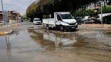 Adana'da i�me suyu borusu patlad�