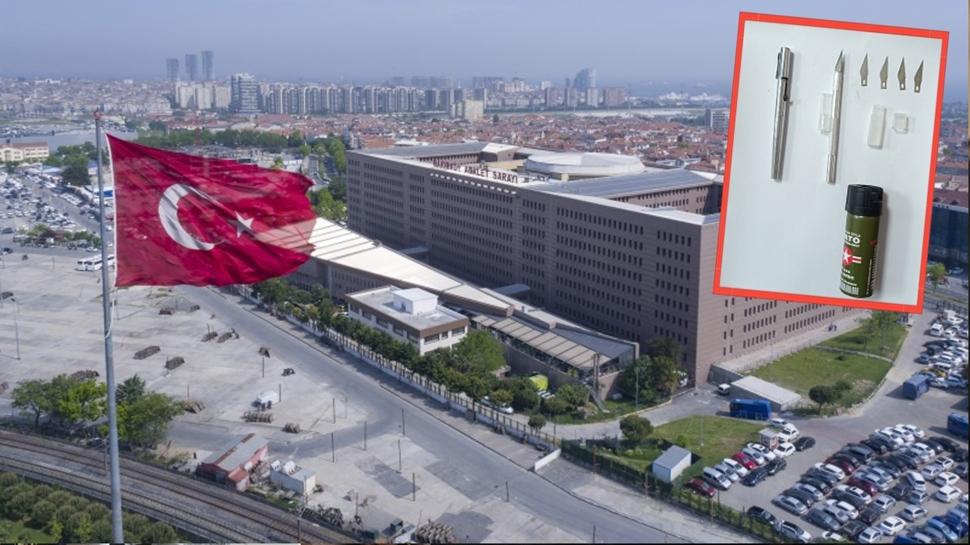 Bakırköy Adliyesi'nde "kalem silah" alarmı! Şüpheli tutuklandı