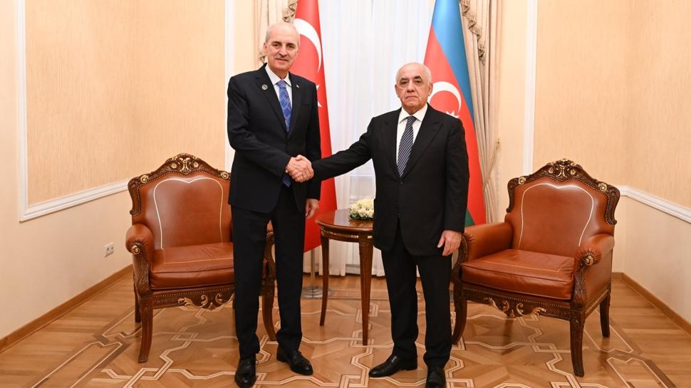 TBMM Başkanı Kurtulmuş, Esedov ile görüştü