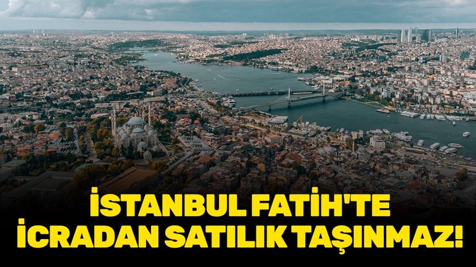 İstanbul Fatih'te icradan satılık taşınmaz!